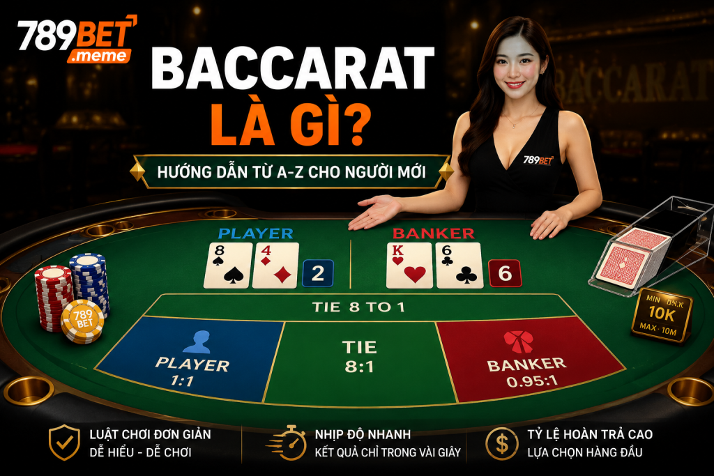 Giao diện bàn chơi Baccarat trực tuyến