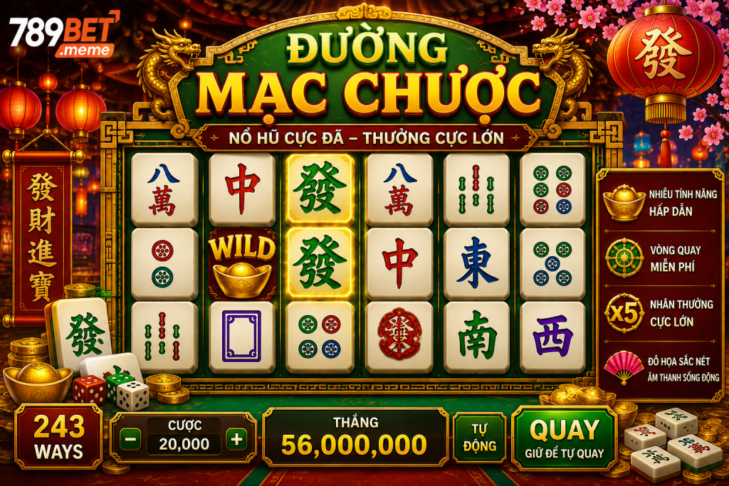 Người chơi trải nghiệm các vòng quay trong Đường Mạc Chược